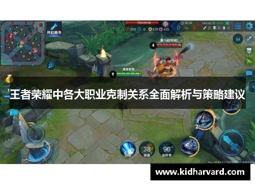 王者荣耀中各大职业克制关系全面解析与策略建议